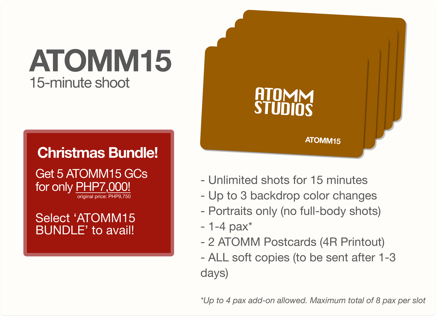 ATOMM Physical Gift Card